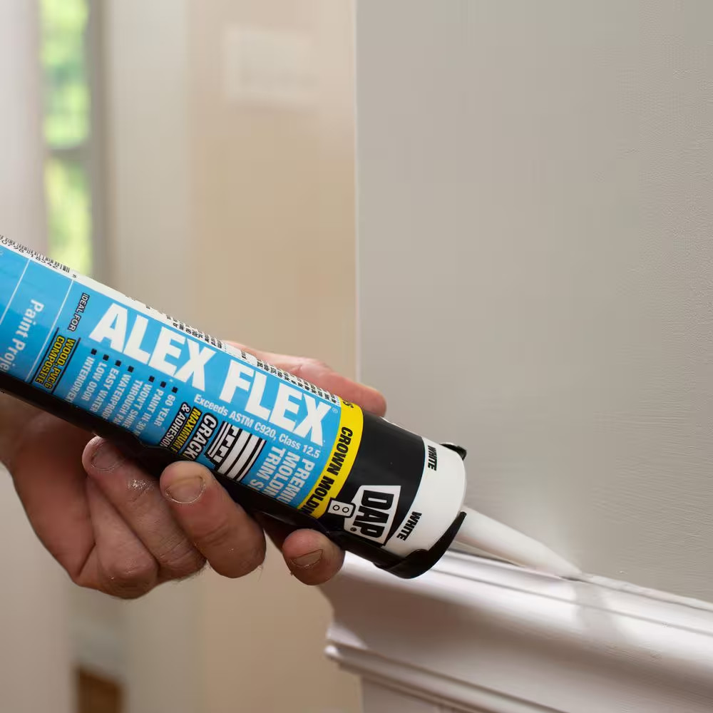 ALEX FLEX 10.1 Oz. White Premium Molding and Trim Sealant