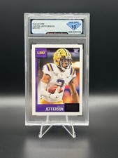 Panini 2020 Score Justin Jefferson #430 Rookie LSU Tigers Football Card. rookie card picture