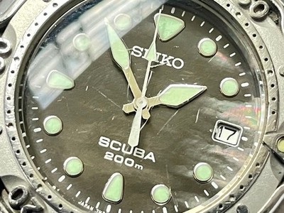 SEIKO TITANIUM SCUBA 7N35-6030 ダイバーズウォッチ SEIKO TITANIUM SCUBA 7N35-6030 ダイバーズウォッチ メンズ