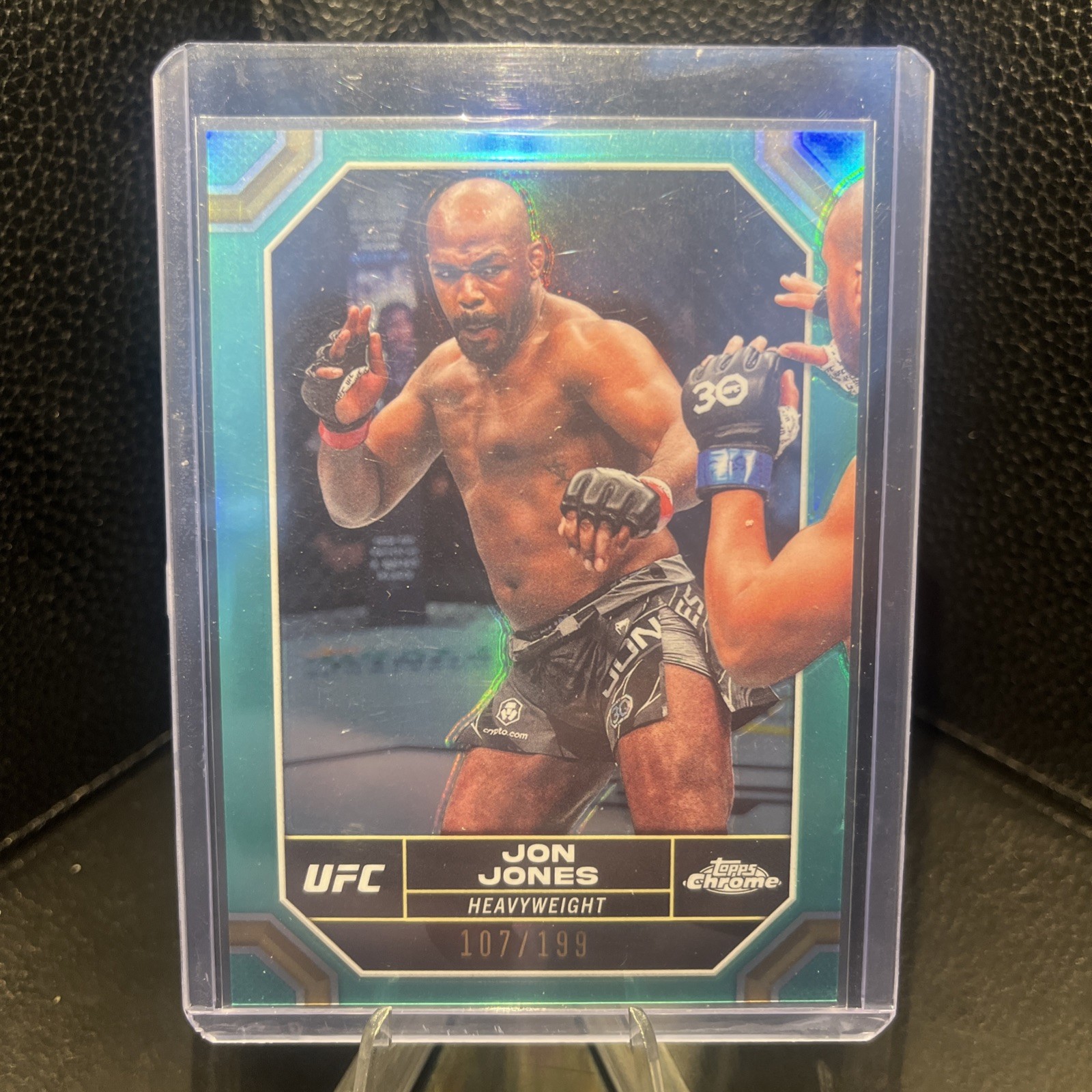 2024 Topps Chrome UFC - Jon Jones #97 Aqua Refractor /199