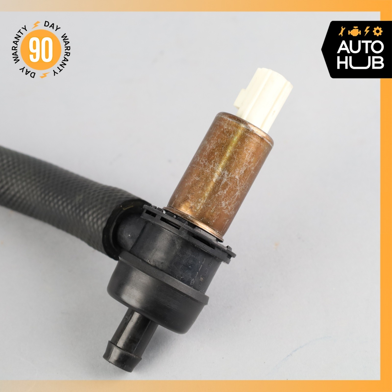 00-04 Aston Martin DB7 Fuel EVAP Charcoal Canister Hose Line w/ Valve OEM