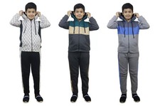 Boys Tracksuit 2pcs Fleece Activewear Tracksuit Set Hoodie and Joggers Set