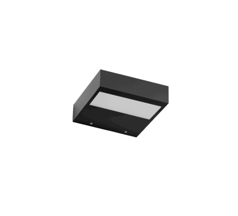 Lampada a Muro Parete LINEA LIGHT REGOLO V2 Nero Applique Luce Doppia Emissione
