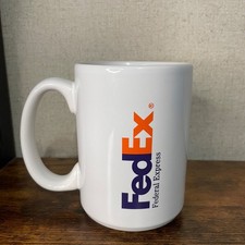 Federal Express Logo FedEx Delivery 10oz Coffee Mug Cup Vintage