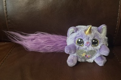 Zuru Rainbocorn Purple Series 3 Ragamuffin Kittycorn Wings Fluffy Tail 4'' Plush