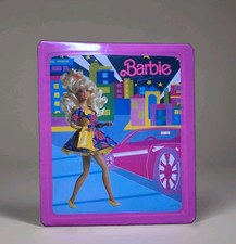 Vintage 1991 Barbie Doll Trunk Tara Toy Corp Pink Storage Case Mattel USA