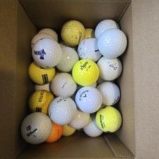 LOT OF 50 3A 4A Assorted Used Golf Balls Callaway, Wilson, Titleist, TaylorMade