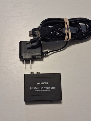 Musou  HDMI Converter HDMI to HDMI+AUDIO 1080P Video/Audio Splitter New