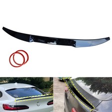 Hecklippe Flügel Lippe für BMW X4 F98 G02 2018-2024 Schwarz Glanz Spoilerlippe
