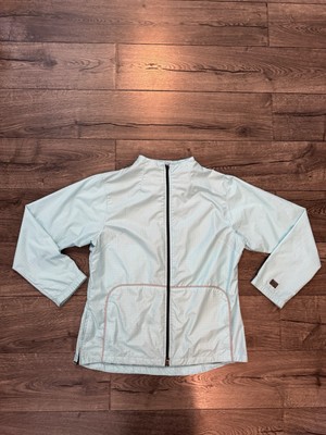 Nike Running Jacket Womens XL Blue Wind breaker Active Lightweight