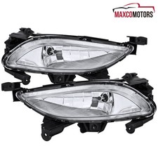 Fog Lights Fits 2011-2013 Hyundai Sonata Clear Driving Bumperswitch Leftright