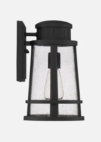 Quoizel Lighting 1 Light Outdoor Lantern Dunham 13 In Black DNM8408EK NEW - Picture 4 of 5