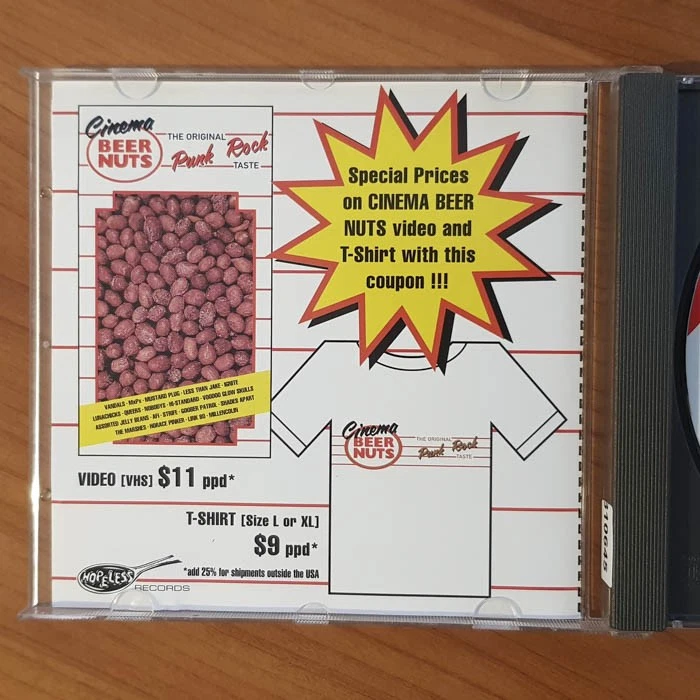 VARIOUS Cinema Beer Nuts - Original Punk Rock Taste EX/EX(CD) - Bild 2 von 4