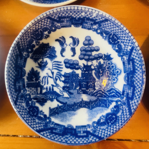 Vintage Children’s Tea Set Blue Willow 21 piece Set Made In Japan - Picture 3 of 17