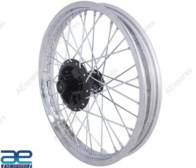 19'' Rear Spoke Wheel Rim With Hub Chrome Plated Fits For Royal Enfield BSA @WE