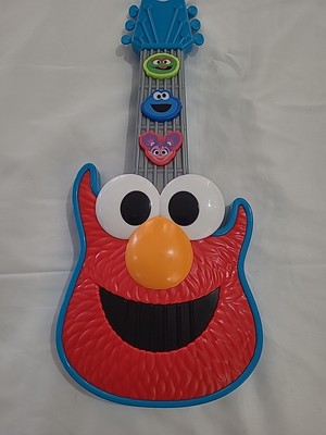 Sesame Street Rock With Elmo Toy Guitar Musical Instrument Abby Oscar Cookie