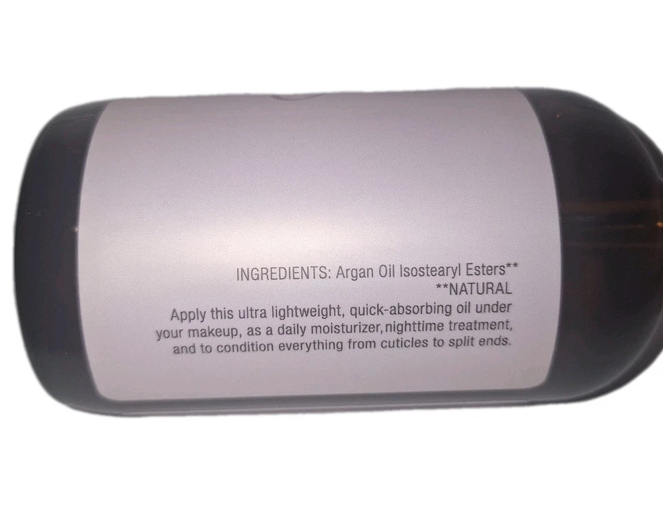 Josie Maran Light Argan Oil Jumbo 6 Oz 100% Pure  New With Dropper No Box  - Image 2 of 3