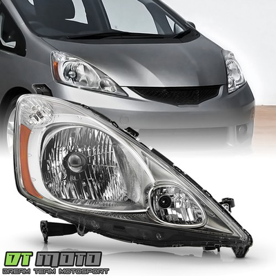 #ad #ad For 2009 2011 Honda FIT w Sport Chrome Housing Headlight Headlamp Passenger Side $75.99