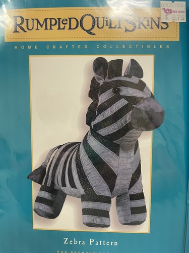 zebra stuffed animal pattern