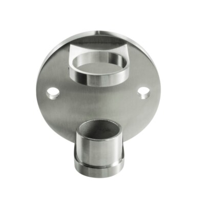 Acciaio Inox Ancoraggio-Parete Per Tubo Tondo 42,4 MM - Foto 3