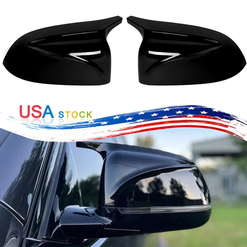 M Style Side Mirror Cover Caps Gloss Black For BMW X3 X5 X6 X7 G01 G02 G05 18-23