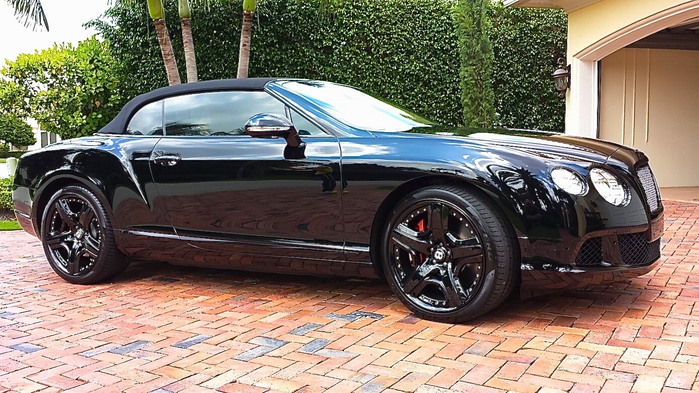 Set Black Factory Bentley Wheels OEM Mulliner 21 inch Flying Spur Continental GT
