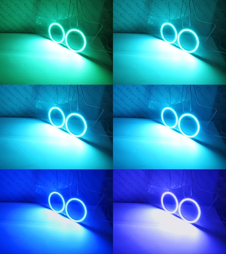 Kit de ojos de ángel LED multicolor RGB LED multicolor para Subaru Legacy Outback Liberty B4 aplicación BT - Imagen 4 de 14