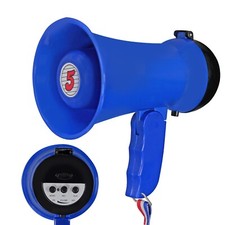 5 Core Megaphone 15W Bull Horn Mini Kids PA Speaker w 400 Yards Range Loud Siren