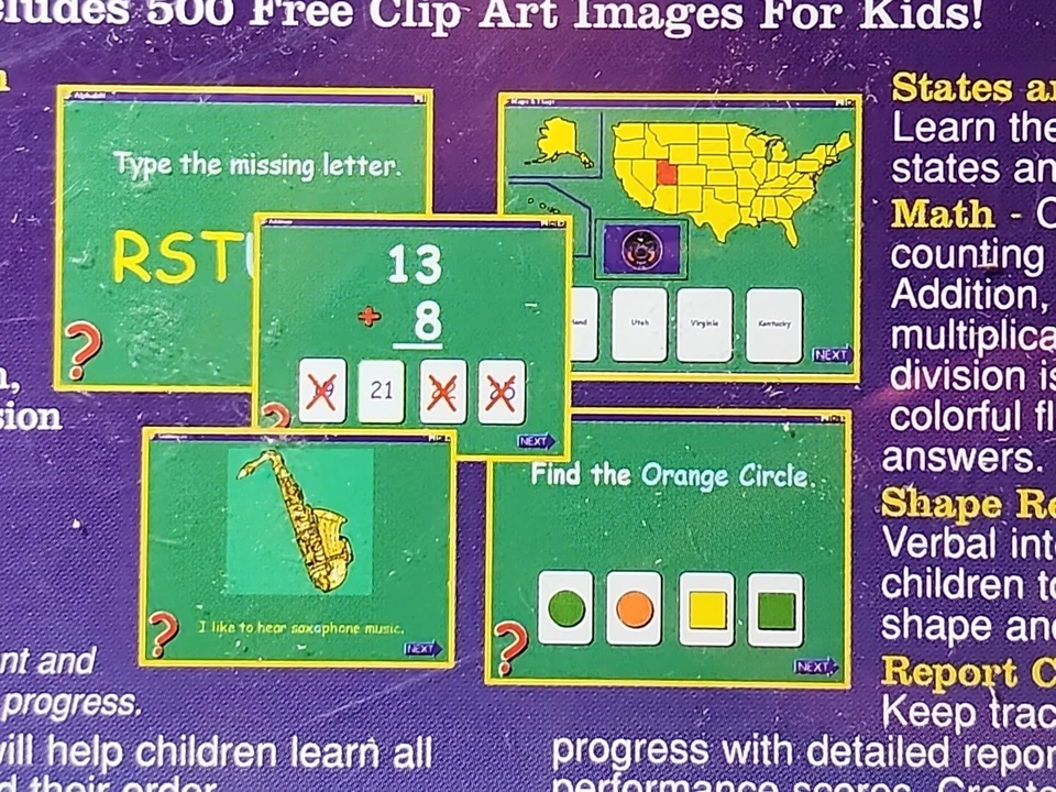 Talking Flash Cards Children Kids Educational Windows PC CD Rom Cosmi Learning - Image 3 of 3