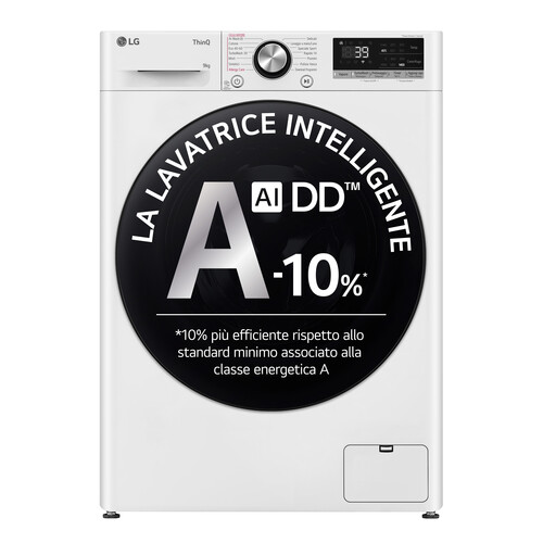 Lavatrice LG R7 9kg AI DD Classe A-10% 1400 giri TurboWash Serie...
