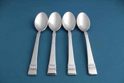 Oneida CADENCE Teaspoons (Set of 4) 18/10 Stainless Indonesia 6 1/4''