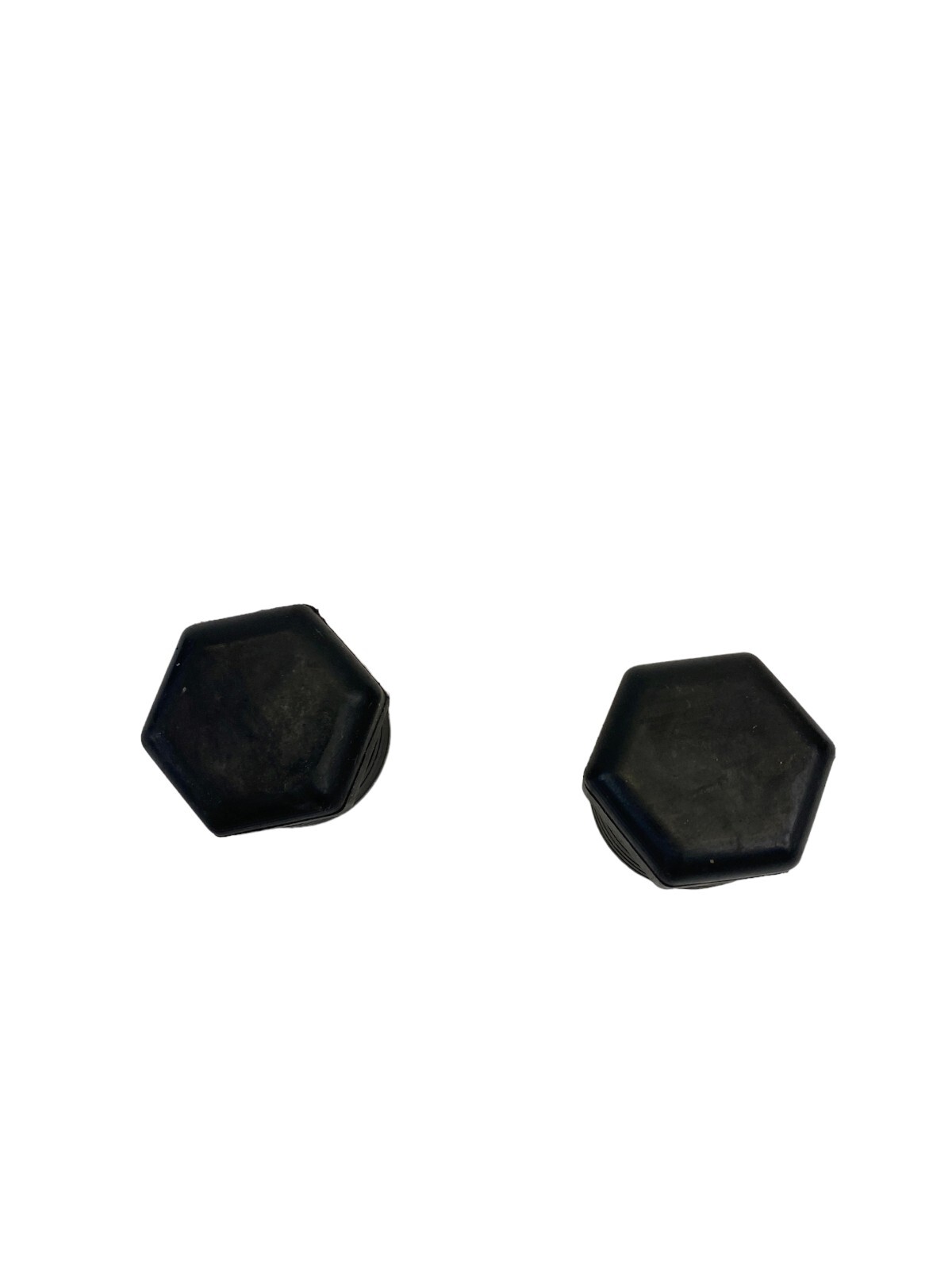 2004-2012 MITSUBISHI GALANT FRONT HOOD BUMPER RUBBER DAMPER ADJUST PAIR SET OEM