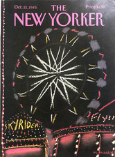 The New Yorker Cover, October 21, 1985, cover art by Merle Nacht