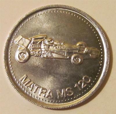 Hot Wheels Matra MS 120 Shell Coin '72 Premium Hotwheels