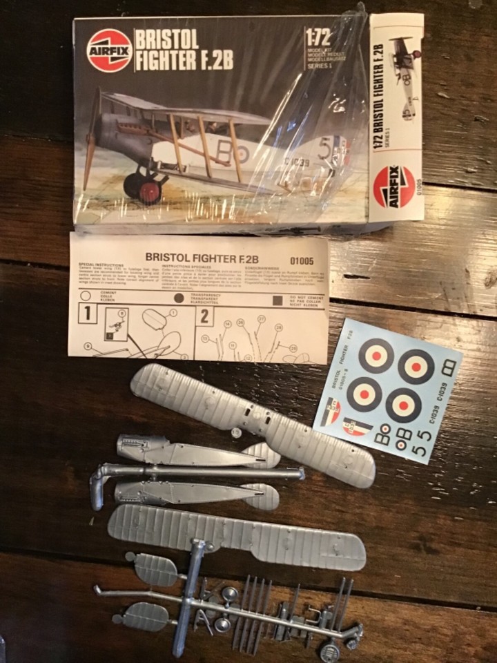 AIRFIX Lot of 4 WW1 1/72 scale model airplanes eBay