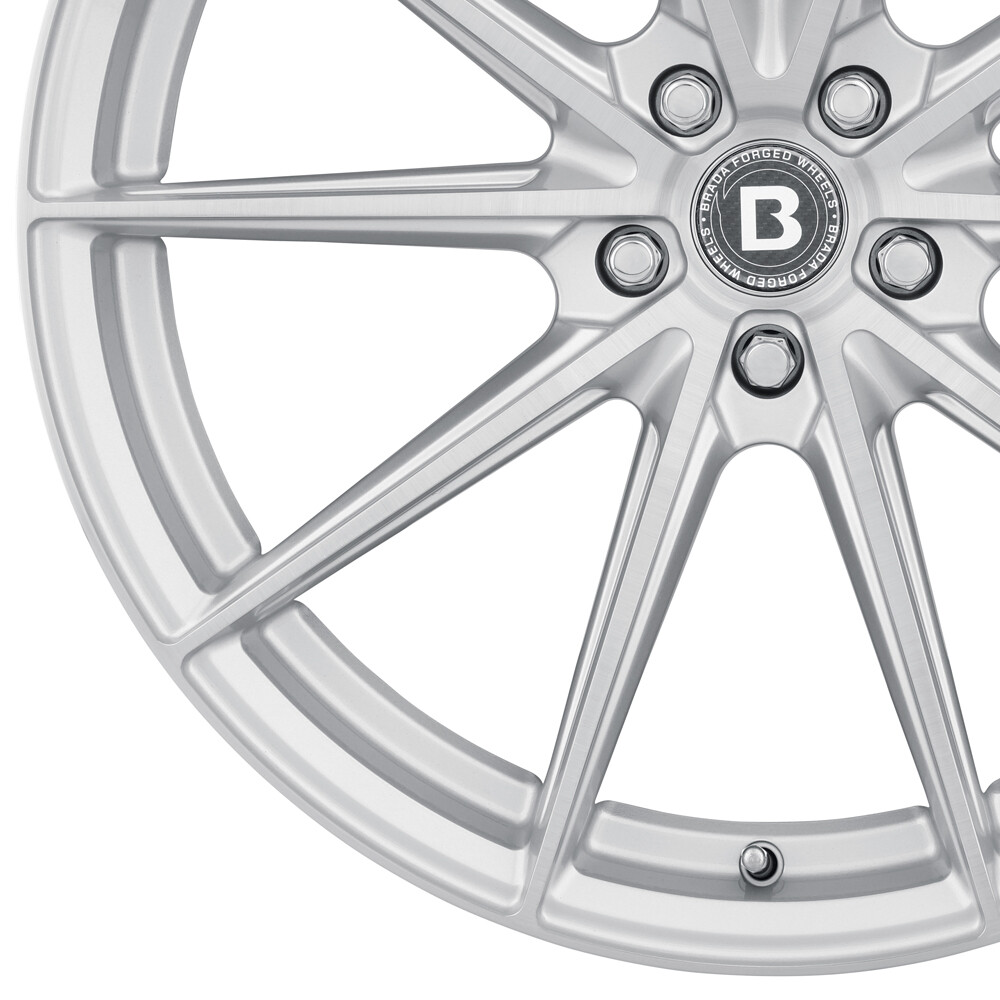 20" Brada CX1 20x9 20x11 Silver Forged Concave Wheels Rims Fits Audi R8 Gen 1
