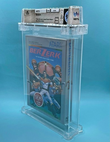 BERZERK - WATA 9.4 A++ ** Atari 5200 ** NEW and MINT - RARE SILVER BOX !! - Picture 5 of 10