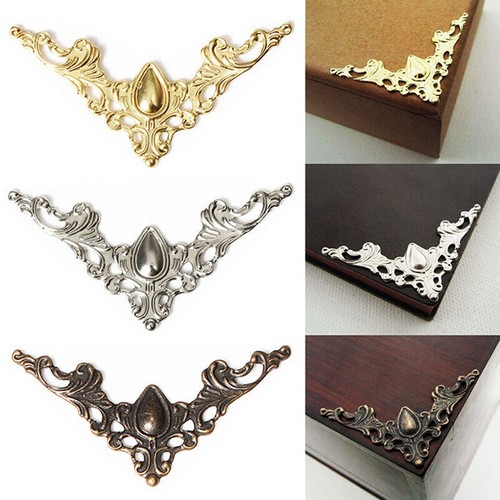 12Pcs Folder Albums Metal Scrapbooking File Book Corner Protectors 41*41mm\ - Picture 5 of 14