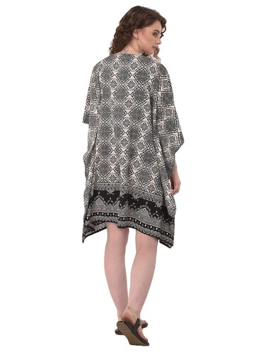 Mujeres Hippy Boho Kaftán Túnica Vestido Dashiki Caftan Talla Grande Prenda para el torso holgada Mini Vestido - Imagen 286 de 515