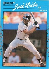 1990 Donruss Best of the NL Jose Uribe San Francisco Giants #122
