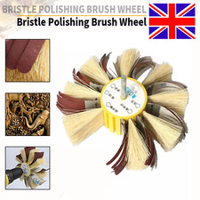 180mm Sisal & Sandpaper Sanding Flap Brush With Shank F Drill Rust Removal Tool