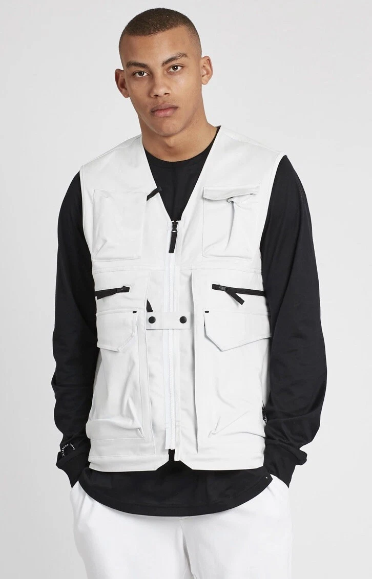 NikeLab Utility Vest - CHOOSE SIZE - 942119-107 Off White Bone