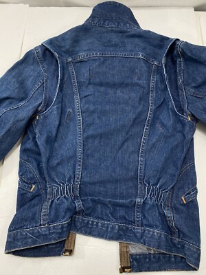 ビンテージ　WRANGLER 11MJZ DENIM JACKET 60S 46 Vintage 60s Blue Bell Wrangler 11MJZ Denim Jacket Size 34 Selvedge