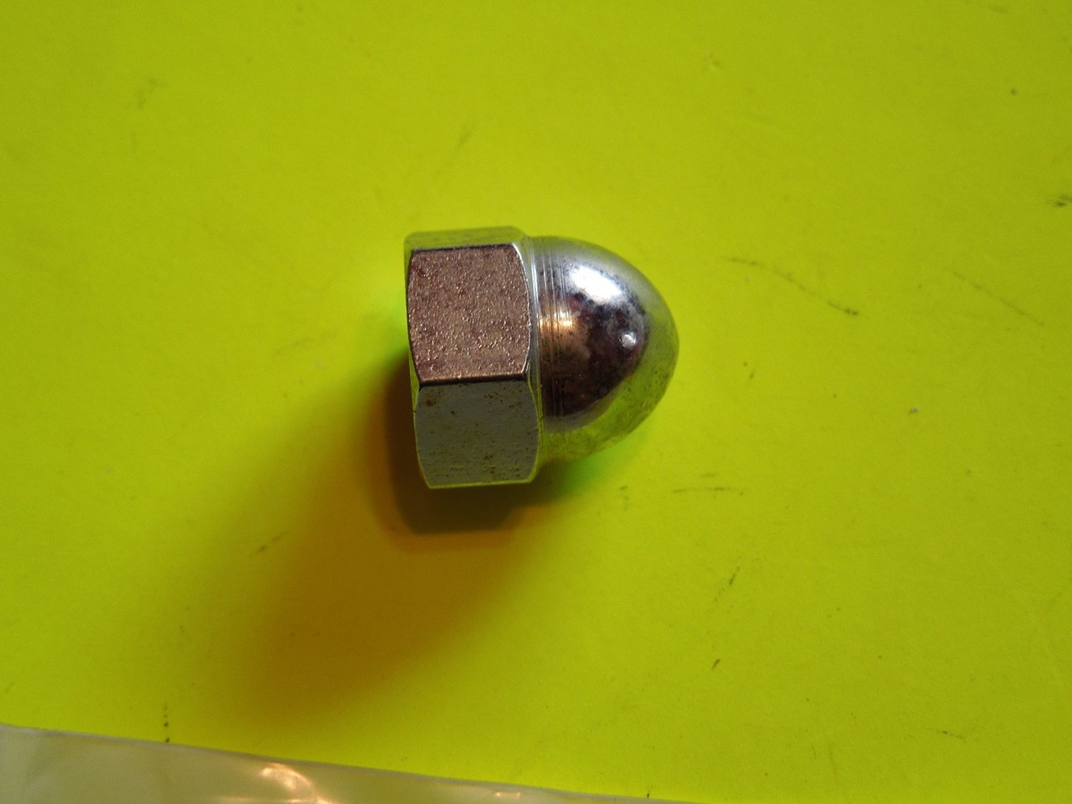 1 NOS OEM Harley Davidson Grade 5 Chromed Acorn Nut P/N 7876 | eBay