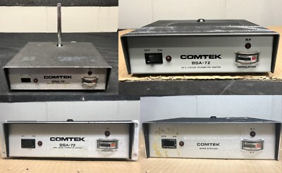 Mixed Lot of 5 Comtek Units BSA-72 Base Station Transmitter Adapter M-72