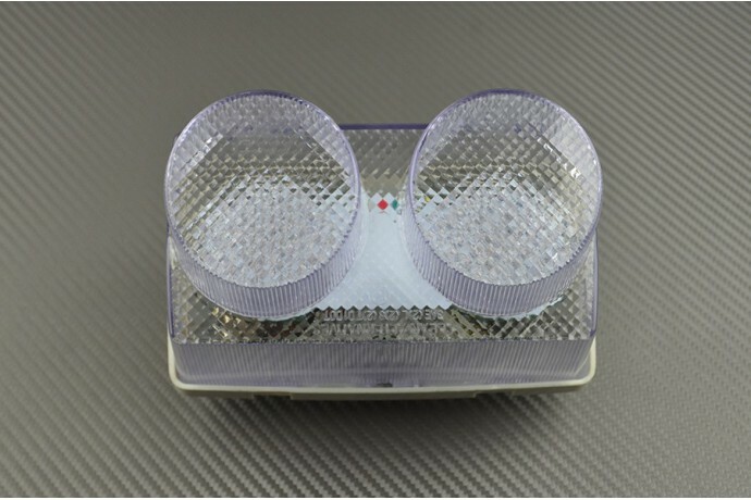 Feu arrière LED transparent clignotants moto Yamaha YZF R1 1998