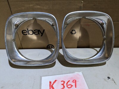 1974 PLYMOUTH FURY ll ORIGINAL HEAD LIGHT BEZEL (2)