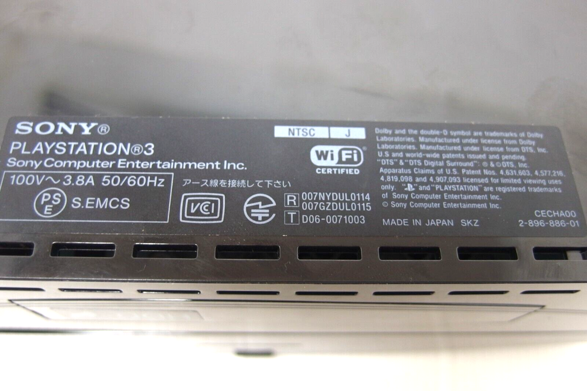 PlayStation 3 60GB Backward Compatible as is CECHAOO