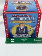 2001 President George W. Bush Jack in the Box Plays Hail to the Chief New in Box