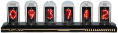 Nixie Tube Clock Glow Tube Clock IPS Color Screen Digital Clock DIY Analog H401